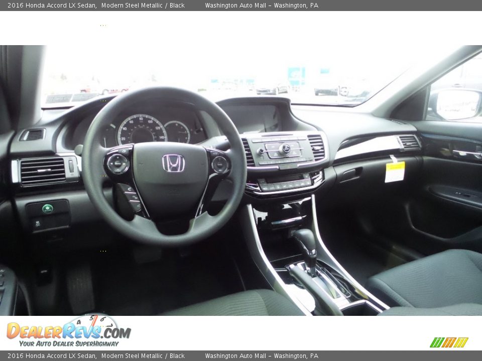 2016 Honda Accord LX Sedan Modern Steel Metallic / Black Photo #11