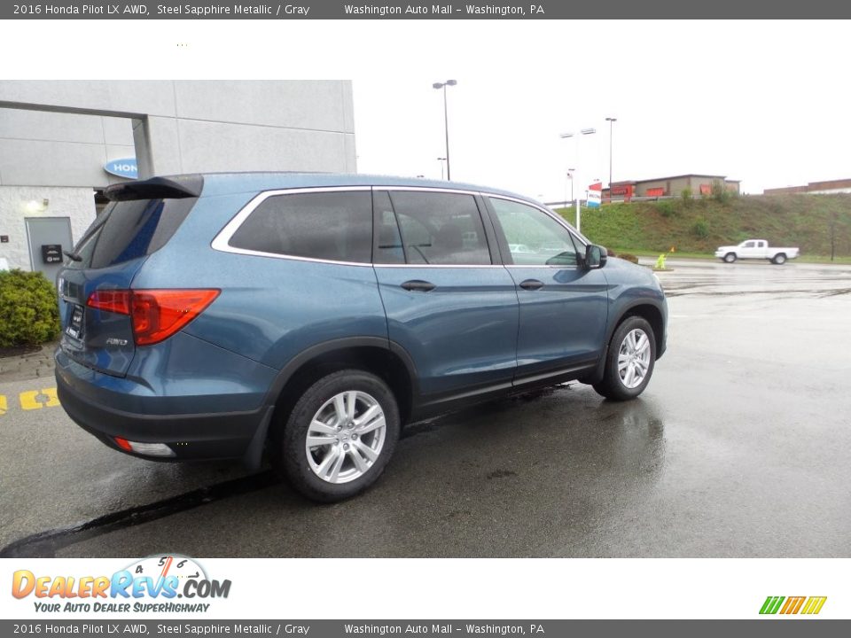 Steel Sapphire Metallic 2016 Honda Pilot LX AWD Photo #3