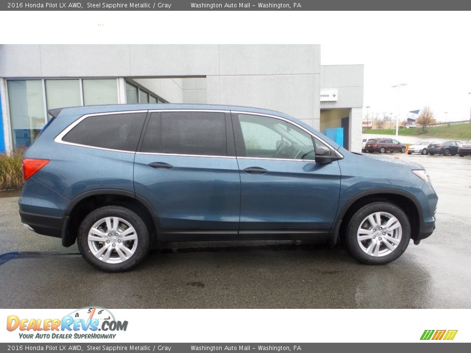 Steel Sapphire Metallic 2016 Honda Pilot LX AWD Photo #5