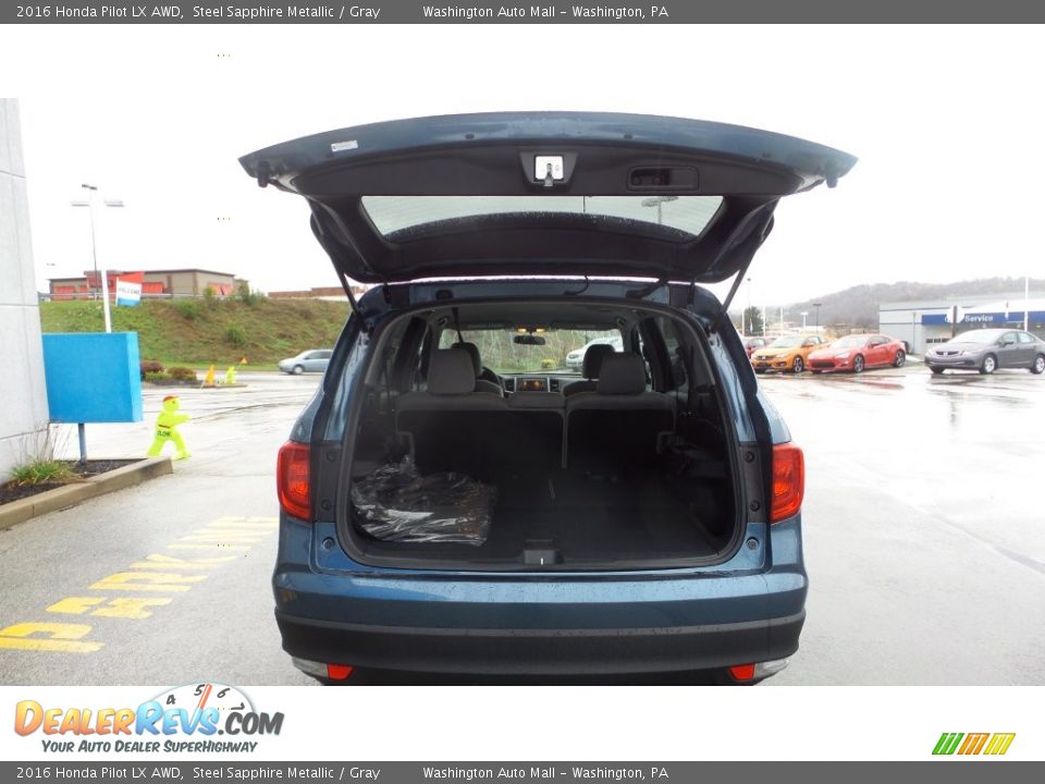 2016 Honda Pilot LX AWD Steel Sapphire Metallic / Gray Photo #6