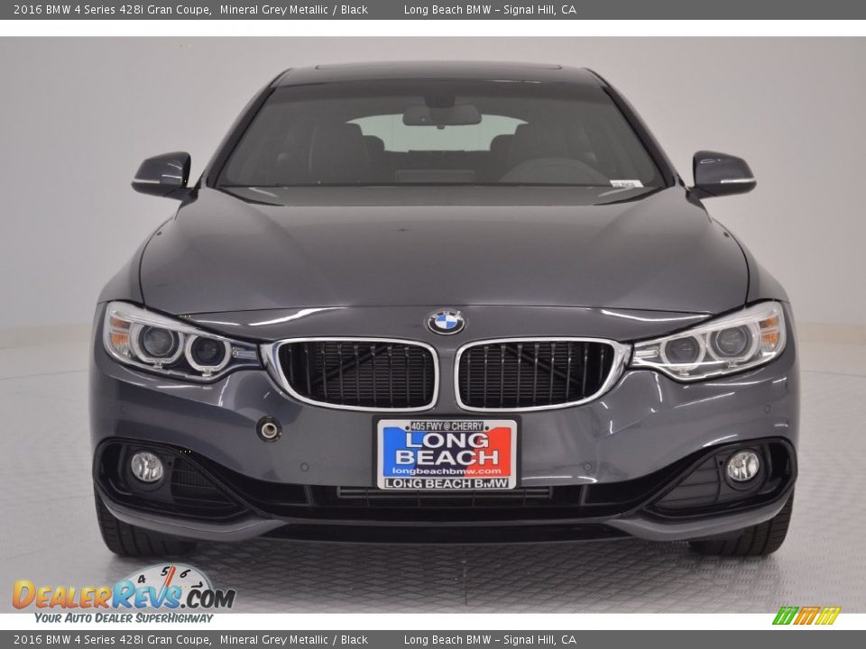 2016 BMW 4 Series 428i Gran Coupe Mineral Grey Metallic / Black Photo #2