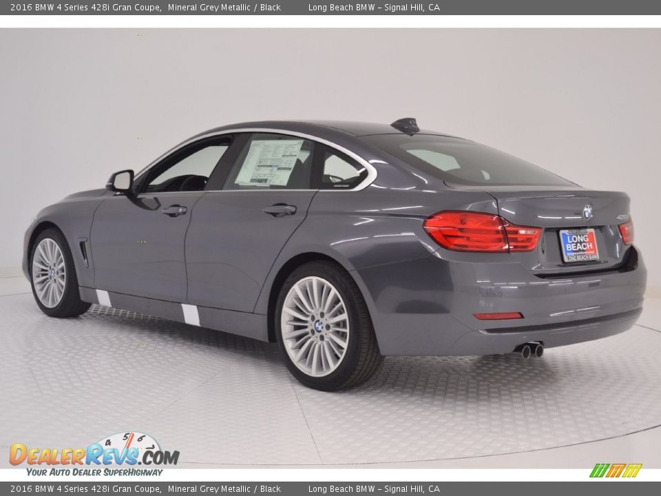 2016 BMW 4 Series 428i Gran Coupe Mineral Grey Metallic / Black Photo #4