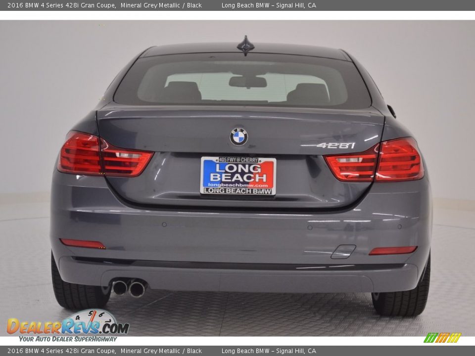 2016 BMW 4 Series 428i Gran Coupe Mineral Grey Metallic / Black Photo #5