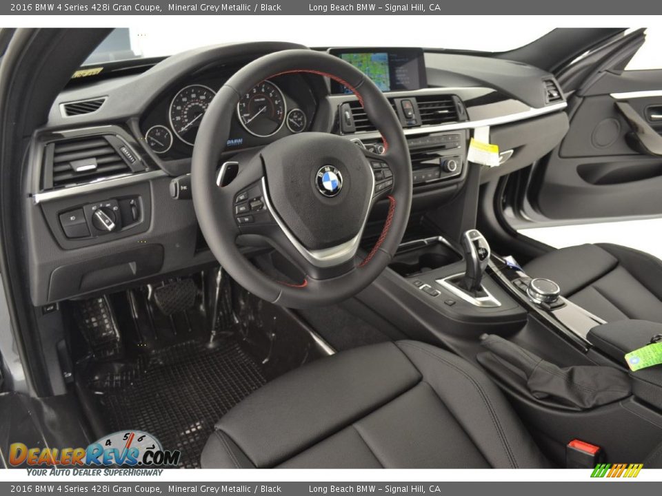 2016 BMW 4 Series 428i Gran Coupe Mineral Grey Metallic / Black Photo #8