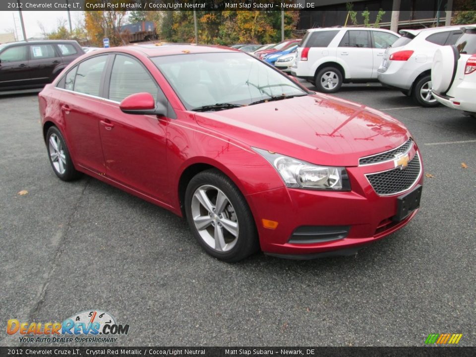 2012 Chevrolet Cruze LT Crystal Red Metallic / Cocoa/Light Neutral Photo #4