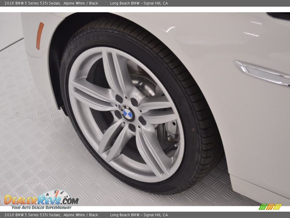 2016 BMW 5 Series 535i Sedan Alpine White / Black Photo #6