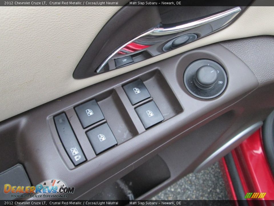 2012 Chevrolet Cruze LT Crystal Red Metallic / Cocoa/Light Neutral Photo #14