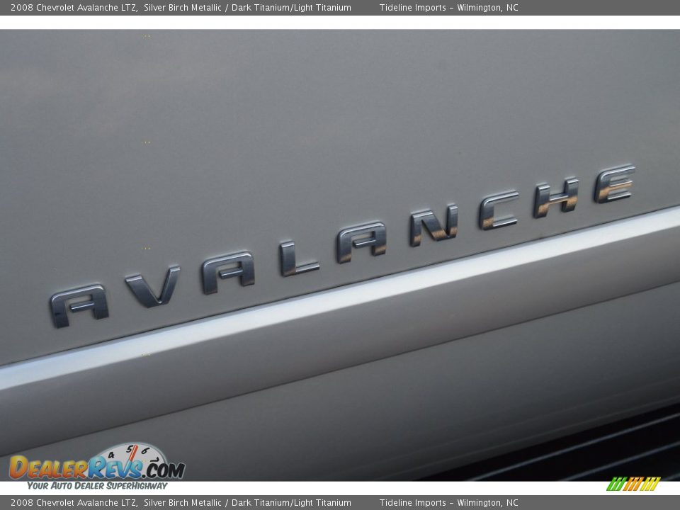 2008 Chevrolet Avalanche LTZ Silver Birch Metallic / Dark Titanium/Light Titanium Photo #25