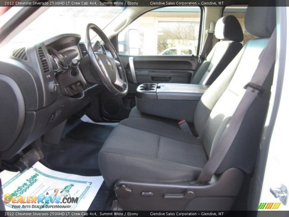 2012 Chevrolet Silverado 2500HD LT Crew Cab 4x4 Summit White / Ebony Photo #12