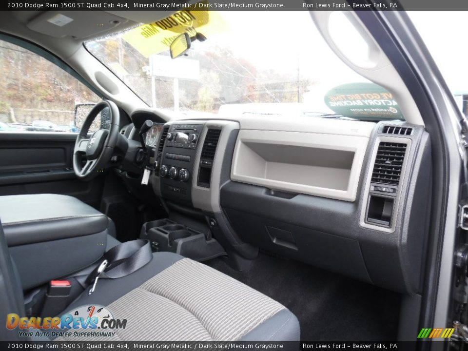 2010 Dodge Ram 1500 ST Quad Cab 4x4 Mineral Gray Metallic / Dark Slate/Medium Graystone Photo #2
