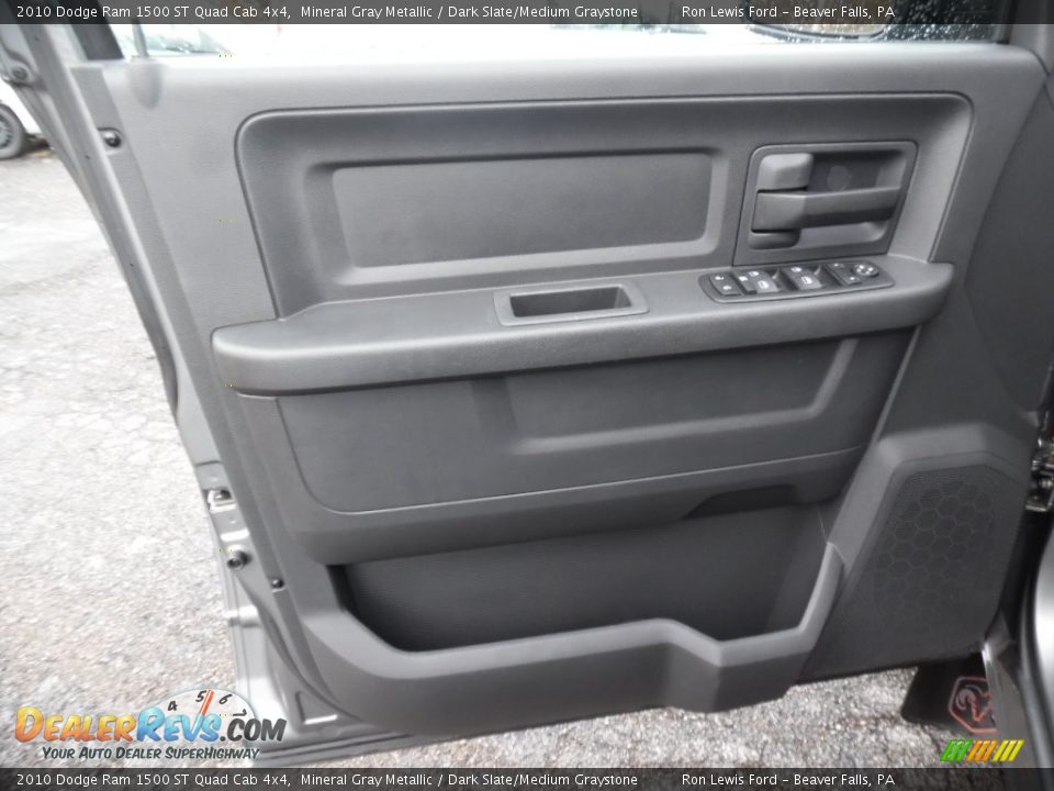 2010 Dodge Ram 1500 ST Quad Cab 4x4 Mineral Gray Metallic / Dark Slate/Medium Graystone Photo #15