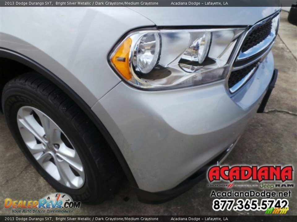 2013 Dodge Durango SXT Bright Silver Metallic / Dark Graystone/Medium Graystone Photo #12