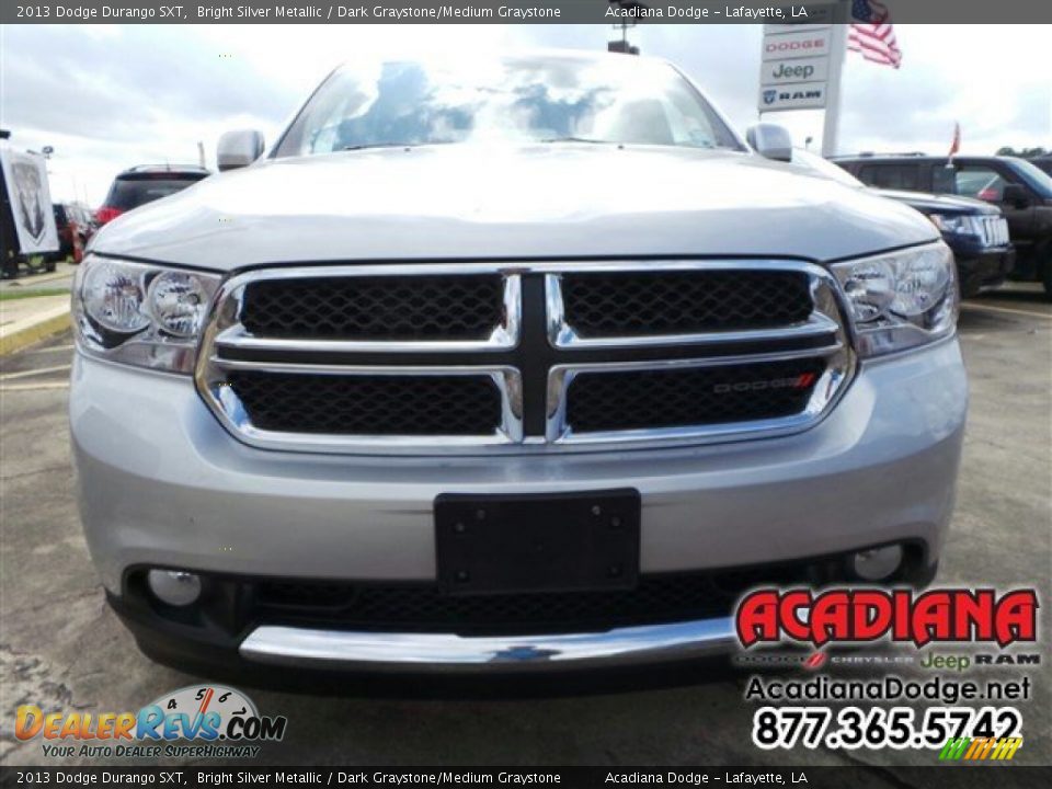 2013 Dodge Durango SXT Bright Silver Metallic / Dark Graystone/Medium Graystone Photo #13