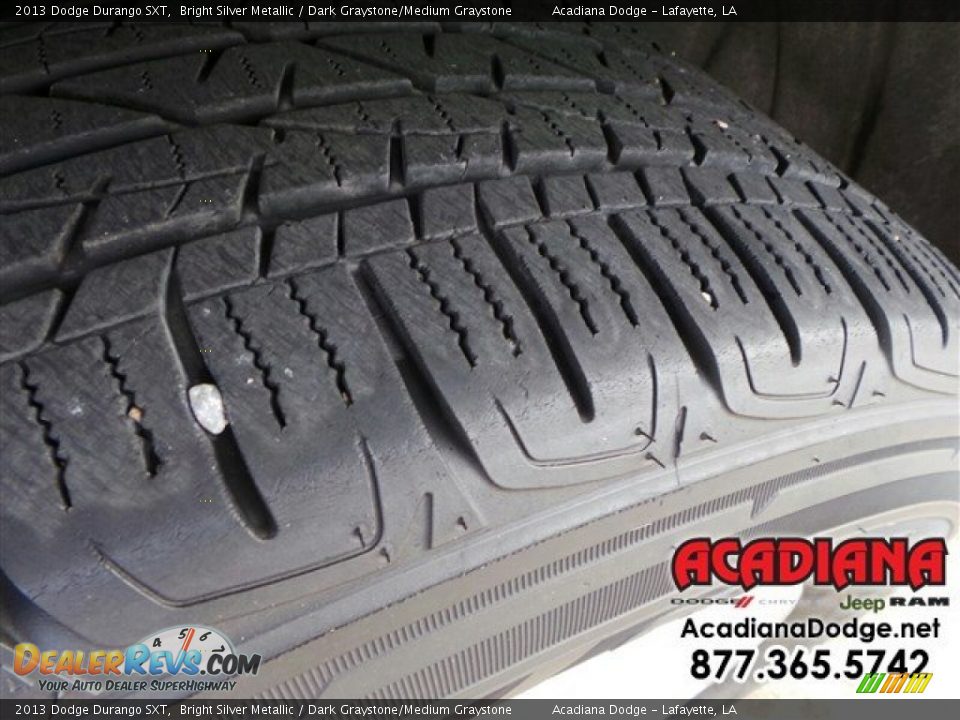 2013 Dodge Durango SXT Bright Silver Metallic / Dark Graystone/Medium Graystone Photo #15