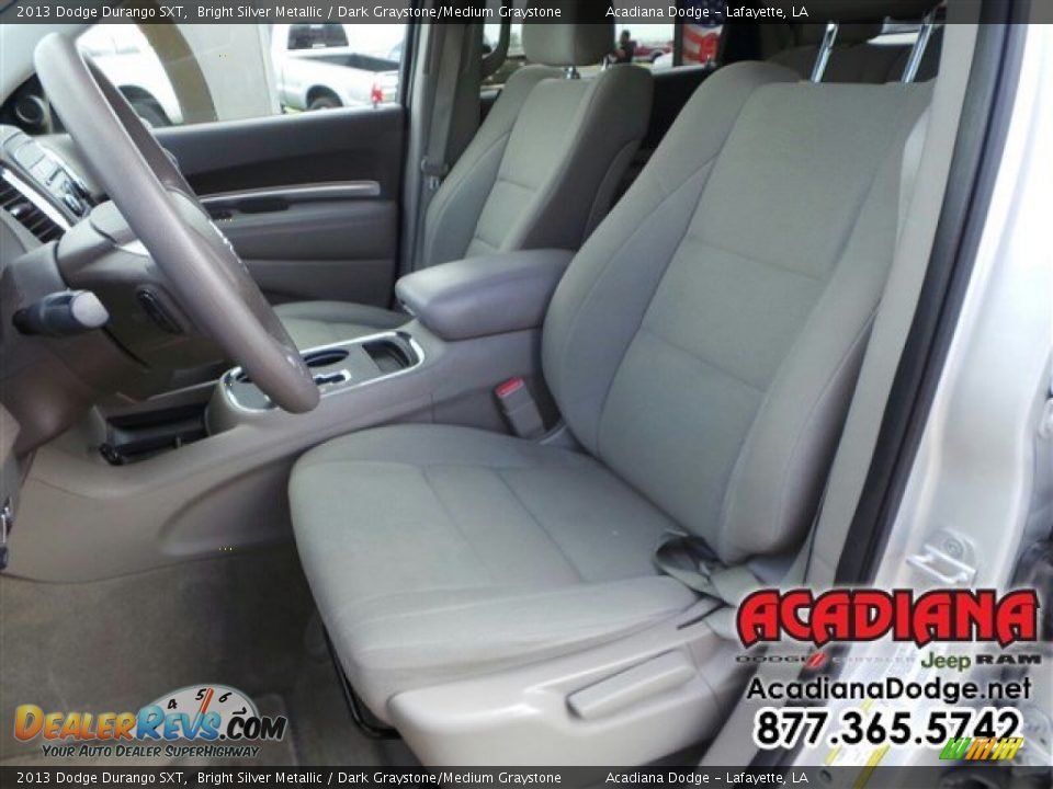 2013 Dodge Durango SXT Bright Silver Metallic / Dark Graystone/Medium Graystone Photo #18