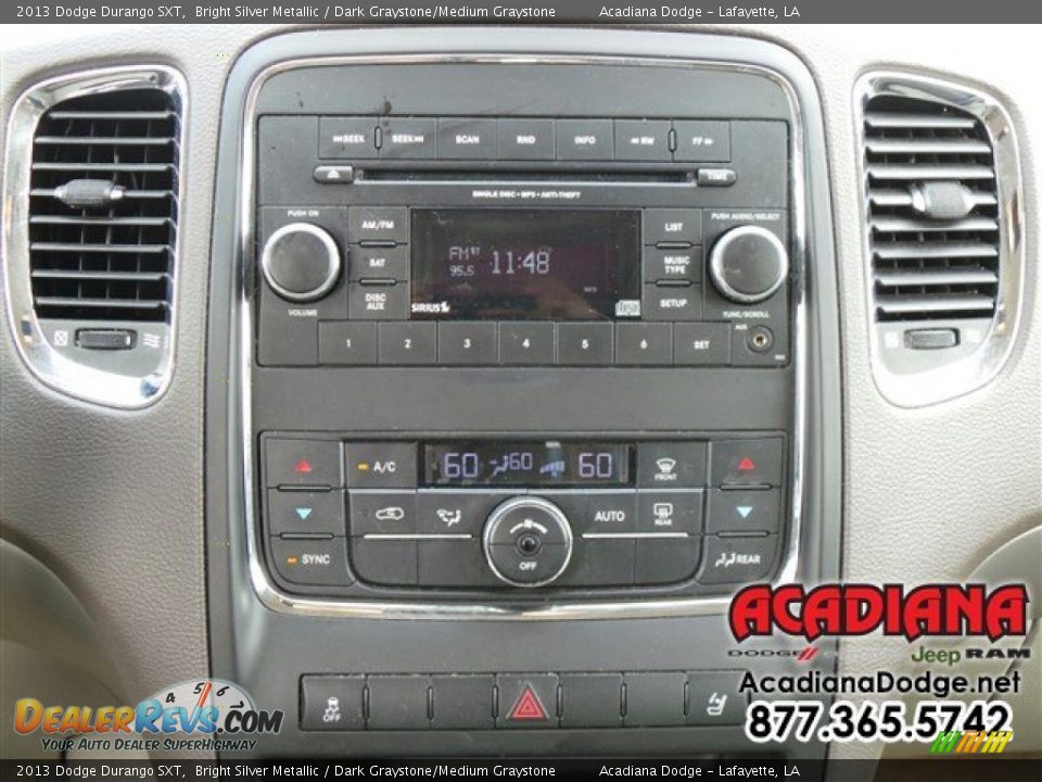 2013 Dodge Durango SXT Bright Silver Metallic / Dark Graystone/Medium Graystone Photo #20