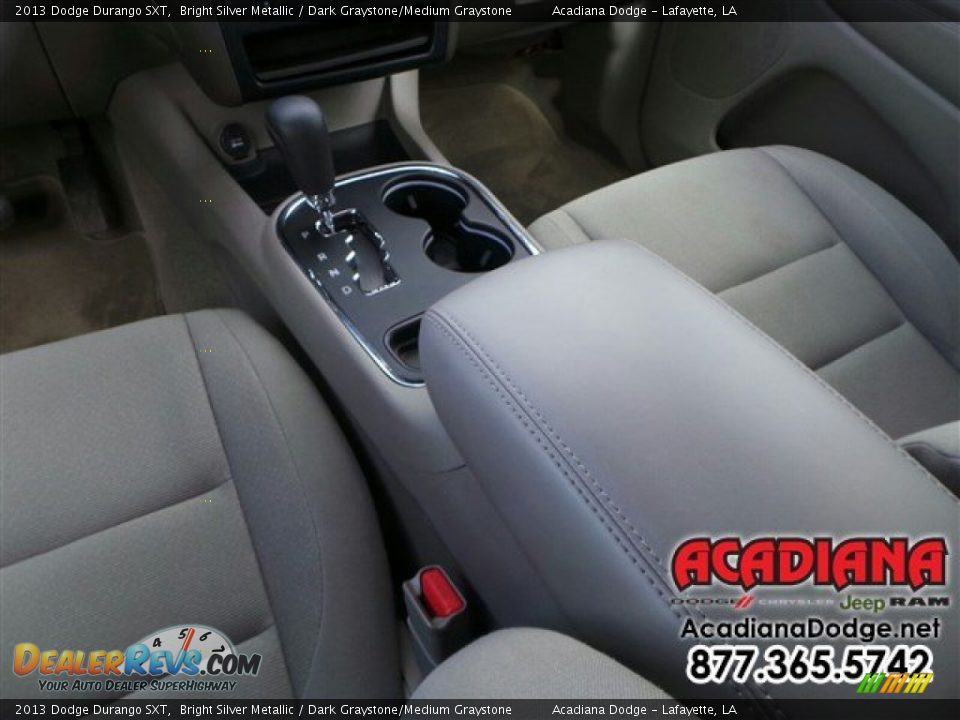2013 Dodge Durango SXT Bright Silver Metallic / Dark Graystone/Medium Graystone Photo #21