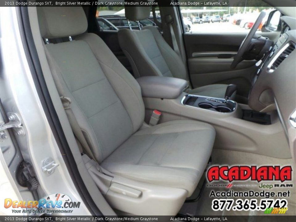 2013 Dodge Durango SXT Bright Silver Metallic / Dark Graystone/Medium Graystone Photo #23