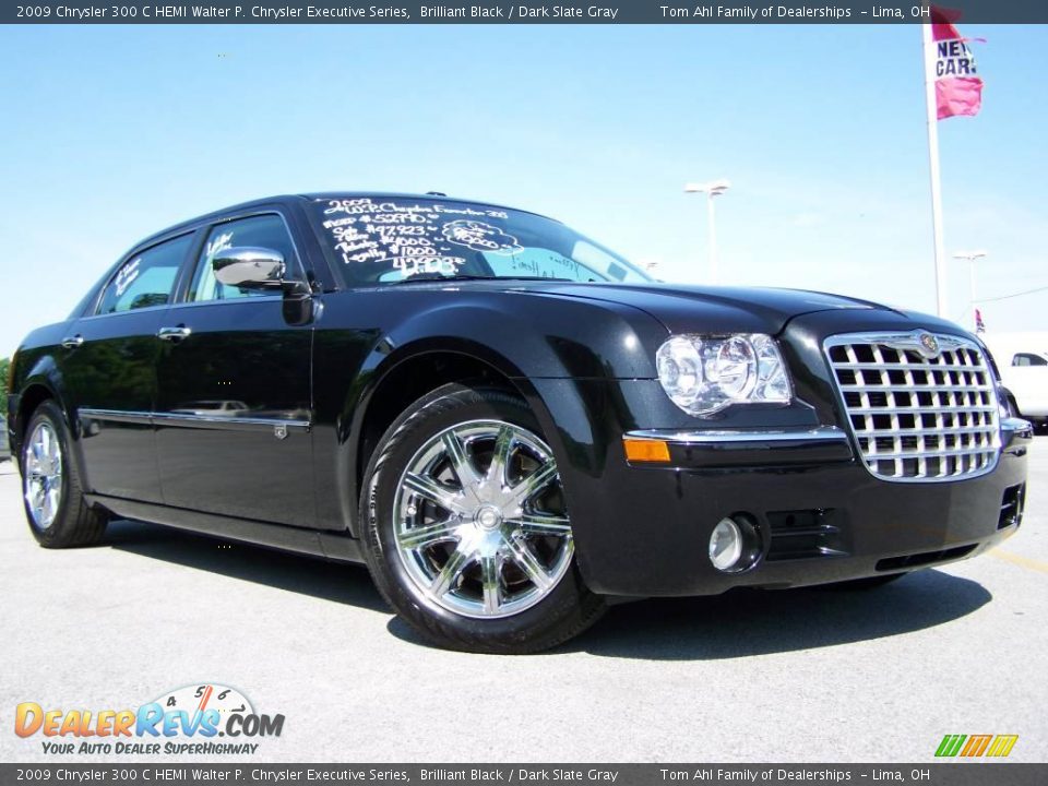 2009 Chrysler 300 C HEMI Walter P. Chrysler Executive Series Brilliant Black / Dark Slate Gray Photo #1