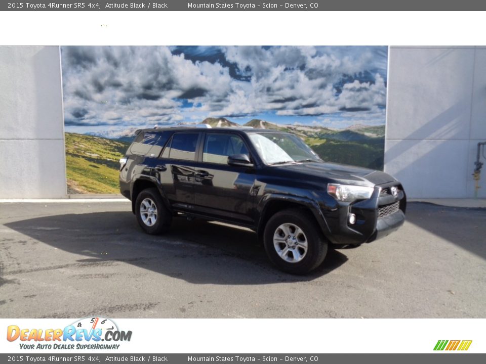 2015 Toyota 4Runner SR5 4x4 Attitude Black / Black Photo #1