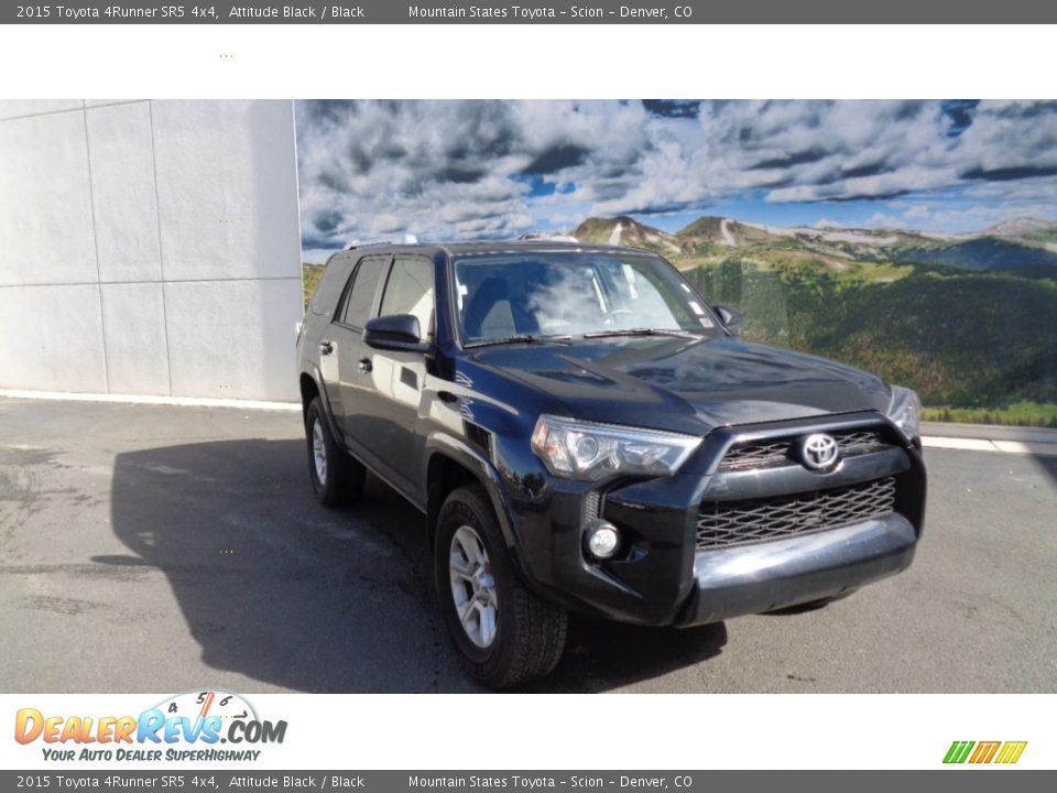 2015 Toyota 4Runner SR5 4x4 Attitude Black / Black Photo #2