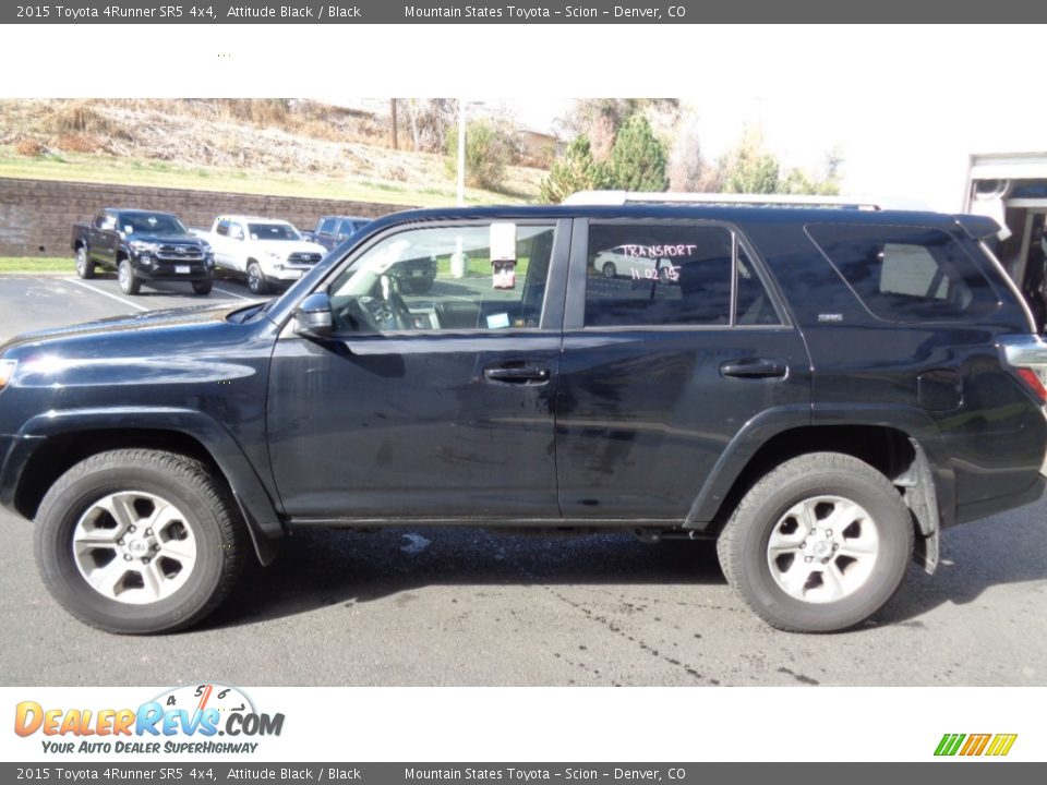 2015 Toyota 4Runner SR5 4x4 Attitude Black / Black Photo #5