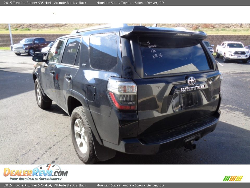 2015 Toyota 4Runner SR5 4x4 Attitude Black / Black Photo #6