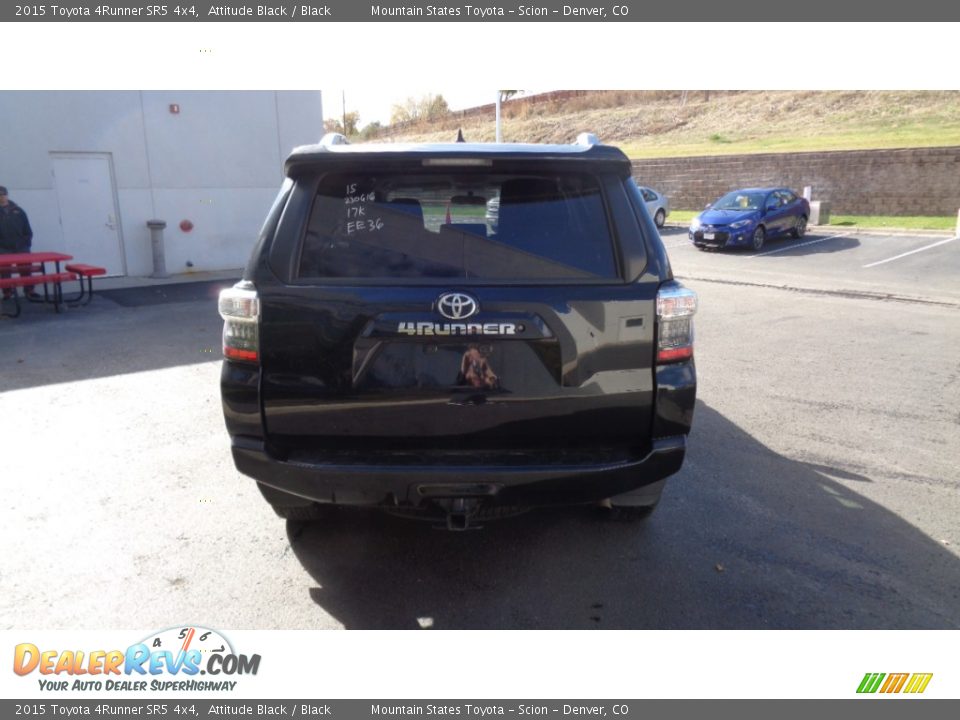 2015 Toyota 4Runner SR5 4x4 Attitude Black / Black Photo #7