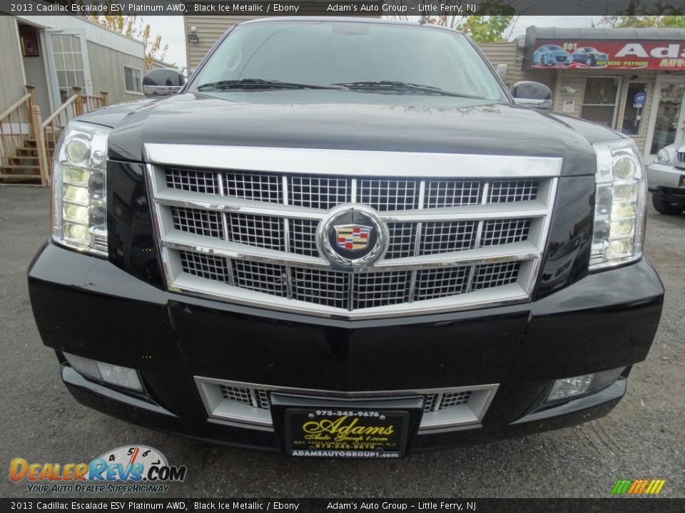 2013 Cadillac Escalade ESV Platinum AWD Black Ice Metallic / Ebony Photo #2