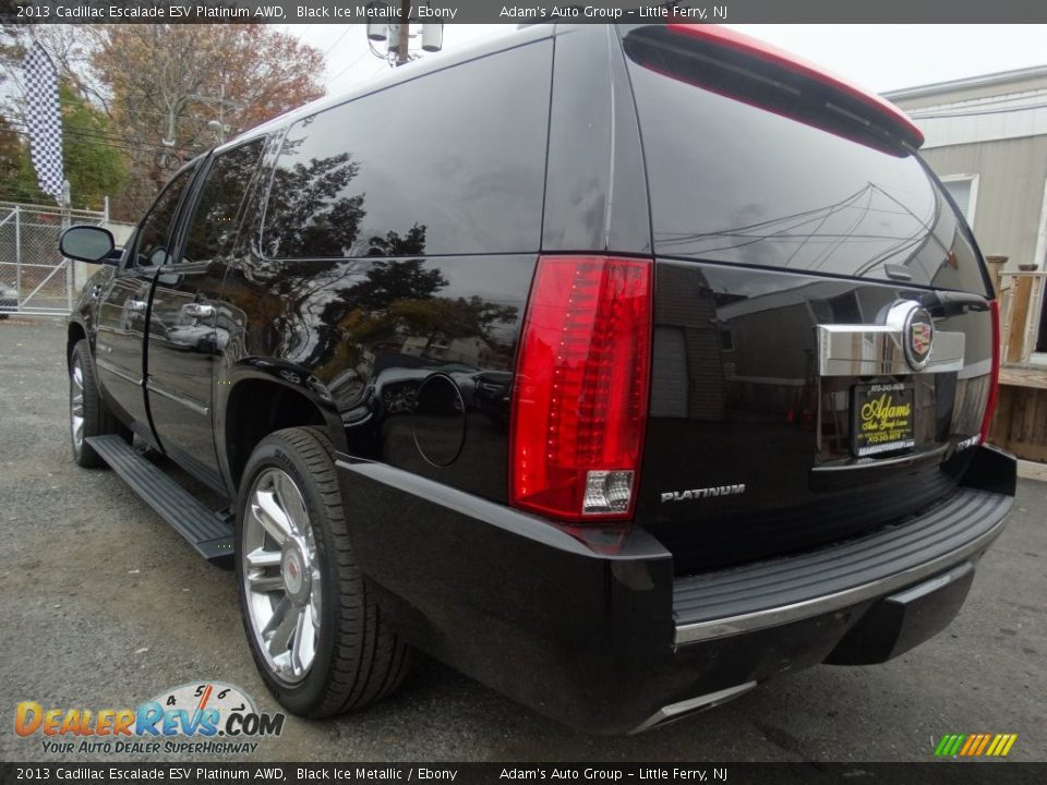 2013 Cadillac Escalade ESV Platinum AWD Black Ice Metallic / Ebony Photo #6