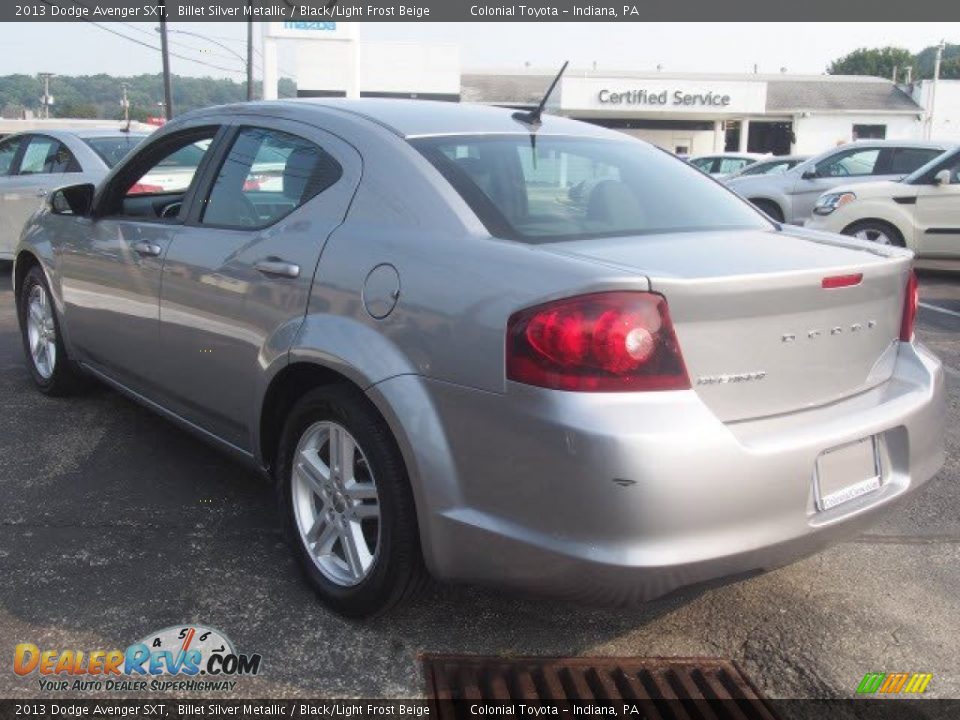 2013 Dodge Avenger SXT Billet Silver Metallic / Black/Light Frost Beige Photo #3