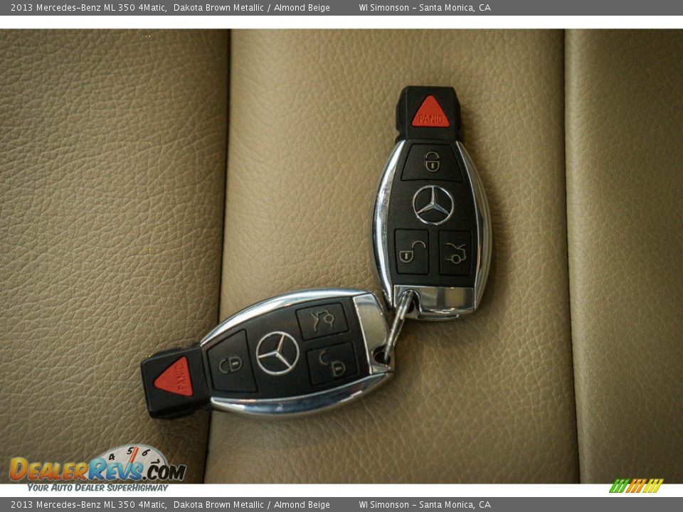 2013 Mercedes-Benz ML 350 4Matic Dakota Brown Metallic / Almond Beige Photo #11