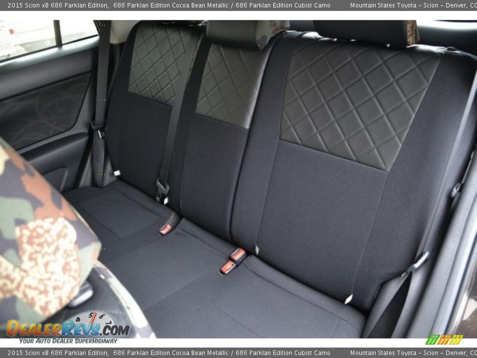 Rear Seat of 2015 Scion xB 686 Parklan Edition Photo #7