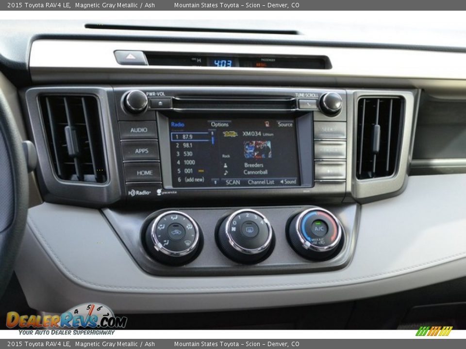 2015 Toyota RAV4 LE Magnetic Gray Metallic / Ash Photo #6