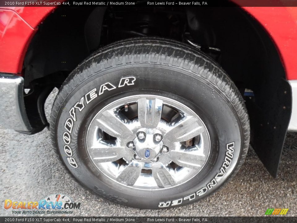 2010 Ford F150 XLT SuperCab 4x4 Royal Red Metallic / Medium Stone Photo #10