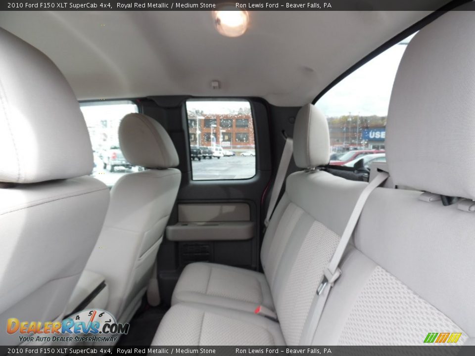 2010 Ford F150 XLT SuperCab 4x4 Royal Red Metallic / Medium Stone Photo #12