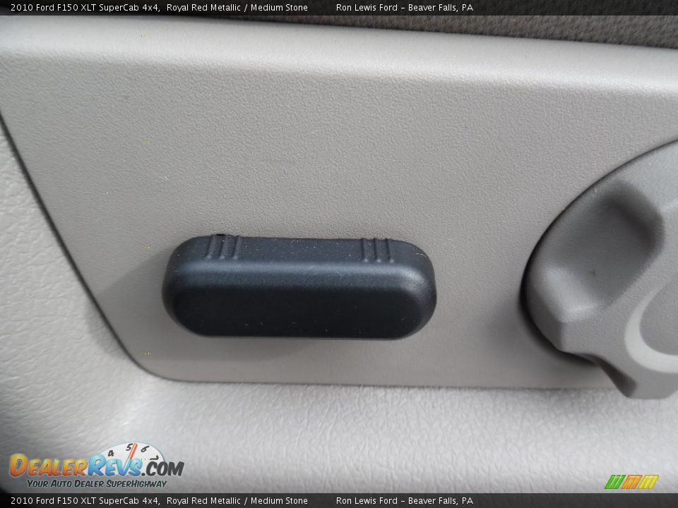2010 Ford F150 XLT SuperCab 4x4 Royal Red Metallic / Medium Stone Photo #16