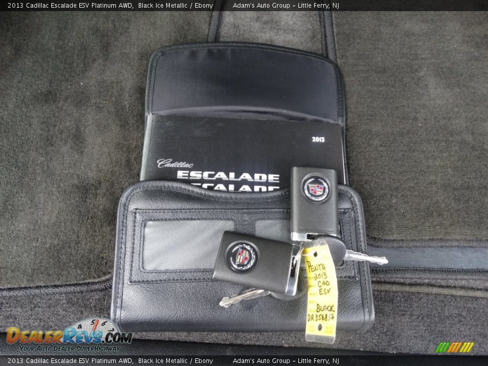2013 Cadillac Escalade ESV Platinum AWD Black Ice Metallic / Ebony Photo #35