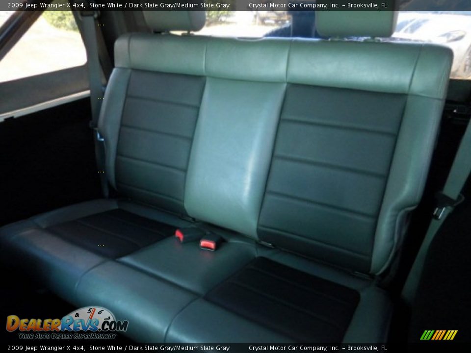 2009 Jeep Wrangler X 4x4 Stone White / Dark Slate Gray/Medium Slate Gray Photo #5