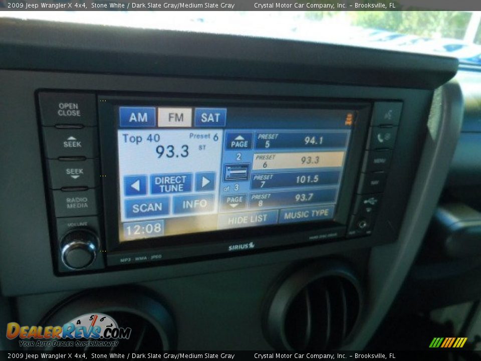 2009 Jeep Wrangler X 4x4 Stone White / Dark Slate Gray/Medium Slate Gray Photo #19