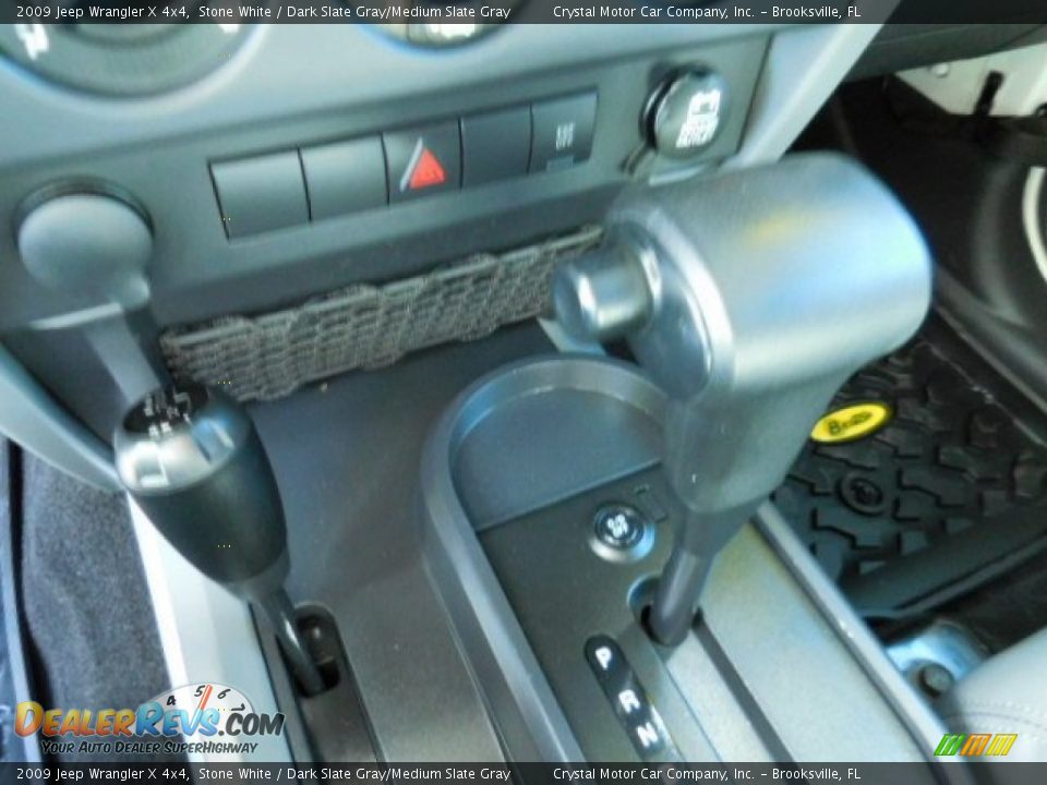 2009 Jeep Wrangler X 4x4 Stone White / Dark Slate Gray/Medium Slate Gray Photo #21