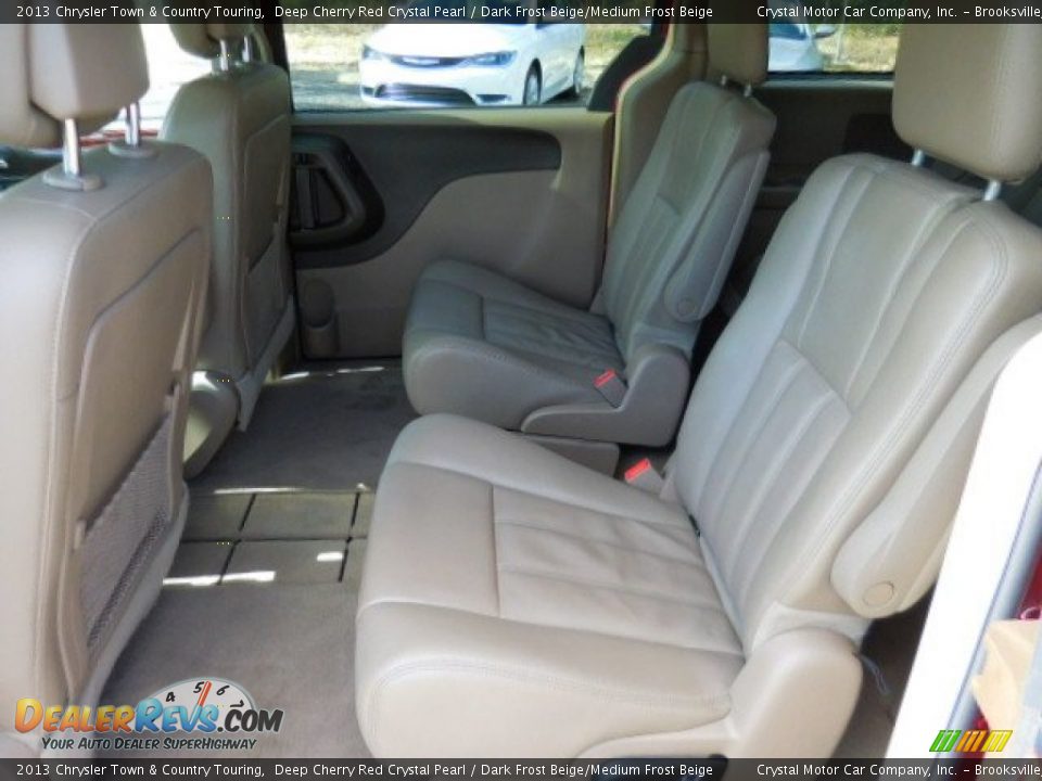 2013 Chrysler Town & Country Touring Deep Cherry Red Crystal Pearl / Dark Frost Beige/Medium Frost Beige Photo #5