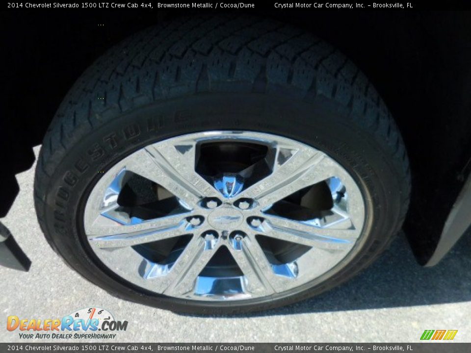 2014 Chevrolet Silverado 1500 LTZ Crew Cab 4x4 Brownstone Metallic / Cocoa/Dune Photo #14