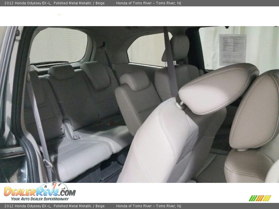 2012 Honda Odyssey EX-L Polished Metal Metallic / Beige Photo #11