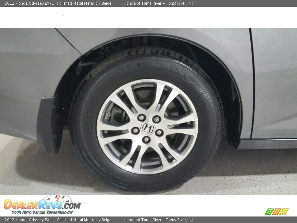 2012 Honda Odyssey EX-L Polished Metal Metallic / Beige Photo #29