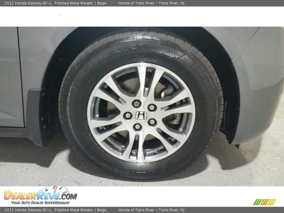 2012 Honda Odyssey EX-L Polished Metal Metallic / Beige Photo #30