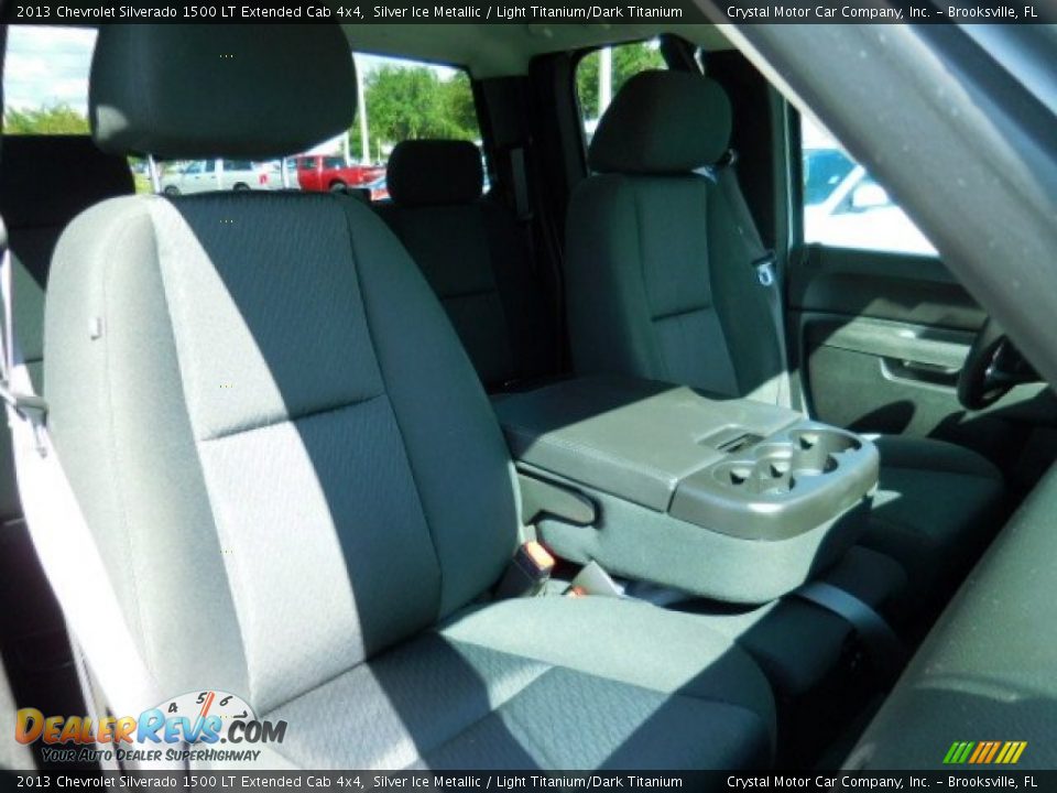 2013 Chevrolet Silverado 1500 LT Extended Cab 4x4 Silver Ice Metallic / Light Titanium/Dark Titanium Photo #12