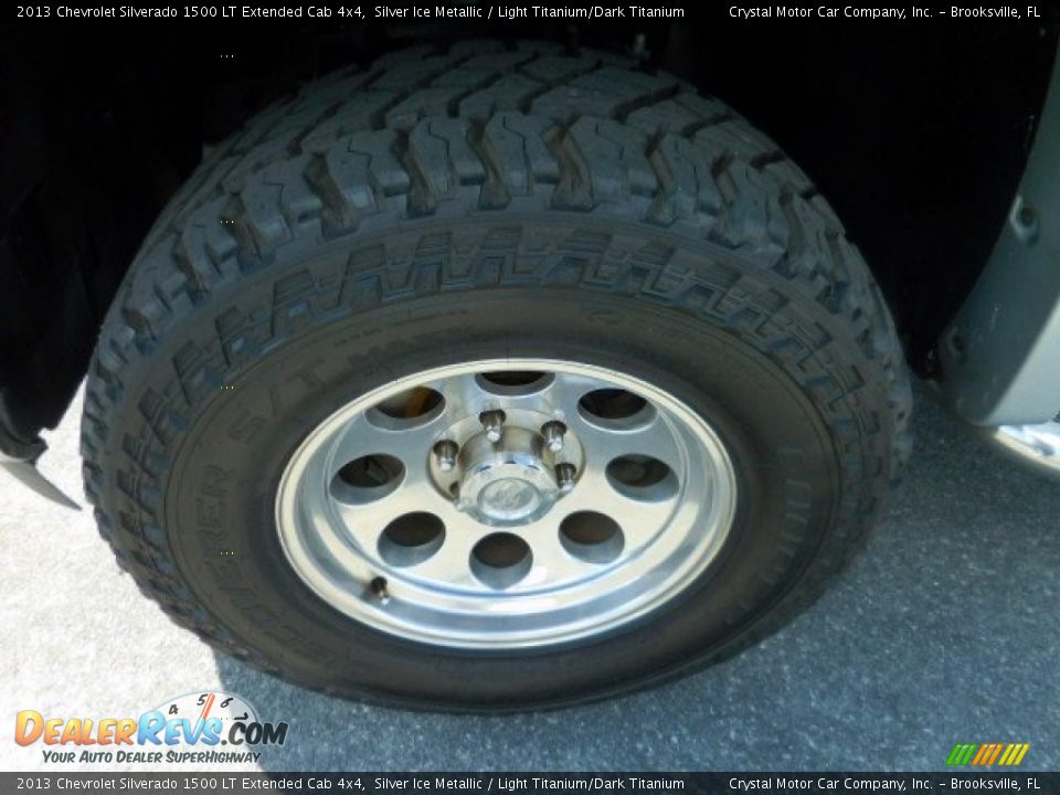 2013 Chevrolet Silverado 1500 LT Extended Cab 4x4 Silver Ice Metallic / Light Titanium/Dark Titanium Photo #14