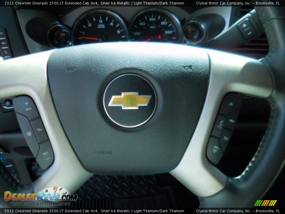 2013 Chevrolet Silverado 1500 LT Extended Cab 4x4 Silver Ice Metallic / Light Titanium/Dark Titanium Photo #25
