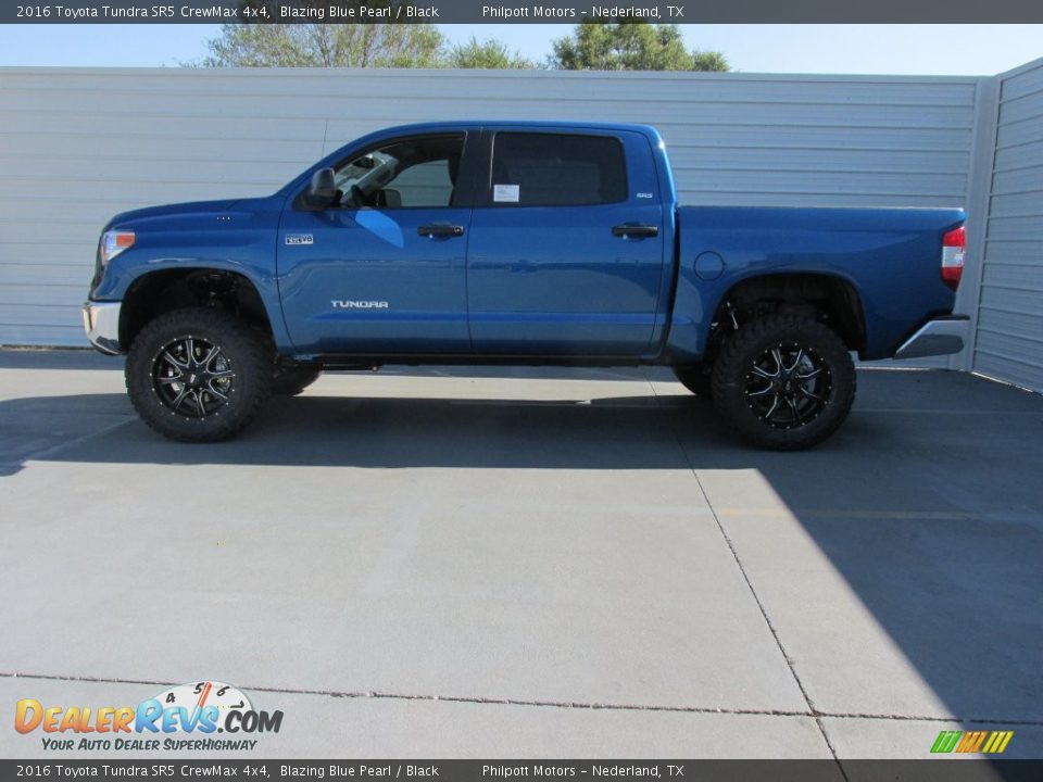 2016 Toyota Tundra SR5 CrewMax 4x4 Blazing Blue Pearl / Black Photo #6